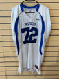 White Rawlings "Pal Colts" football jersey in youth size XL blue number 72