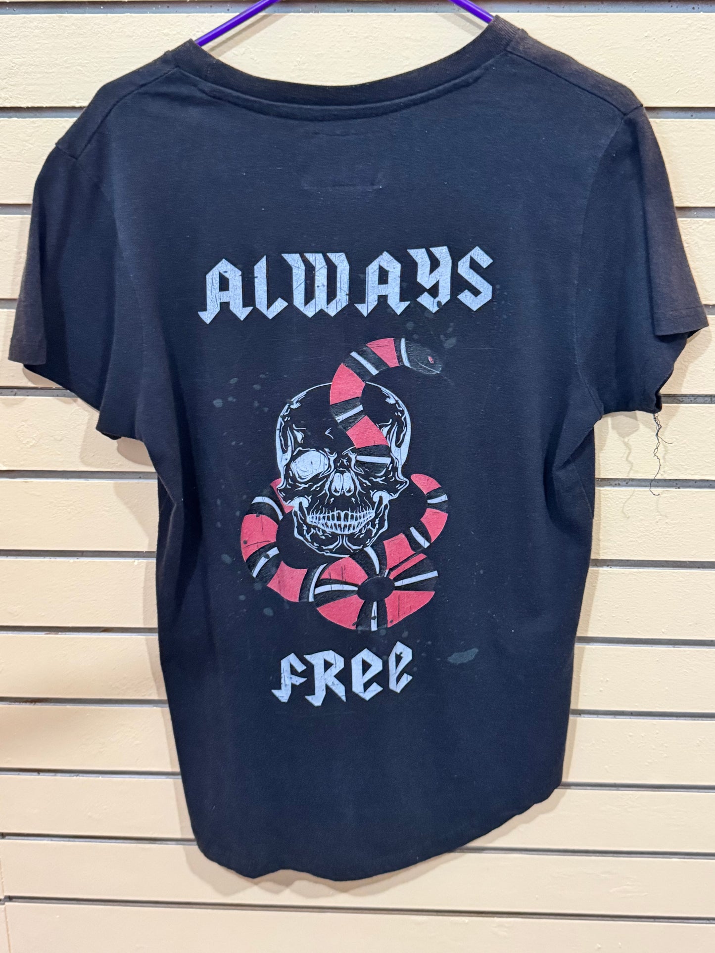 AllSaints black graphic t-shirt size medium