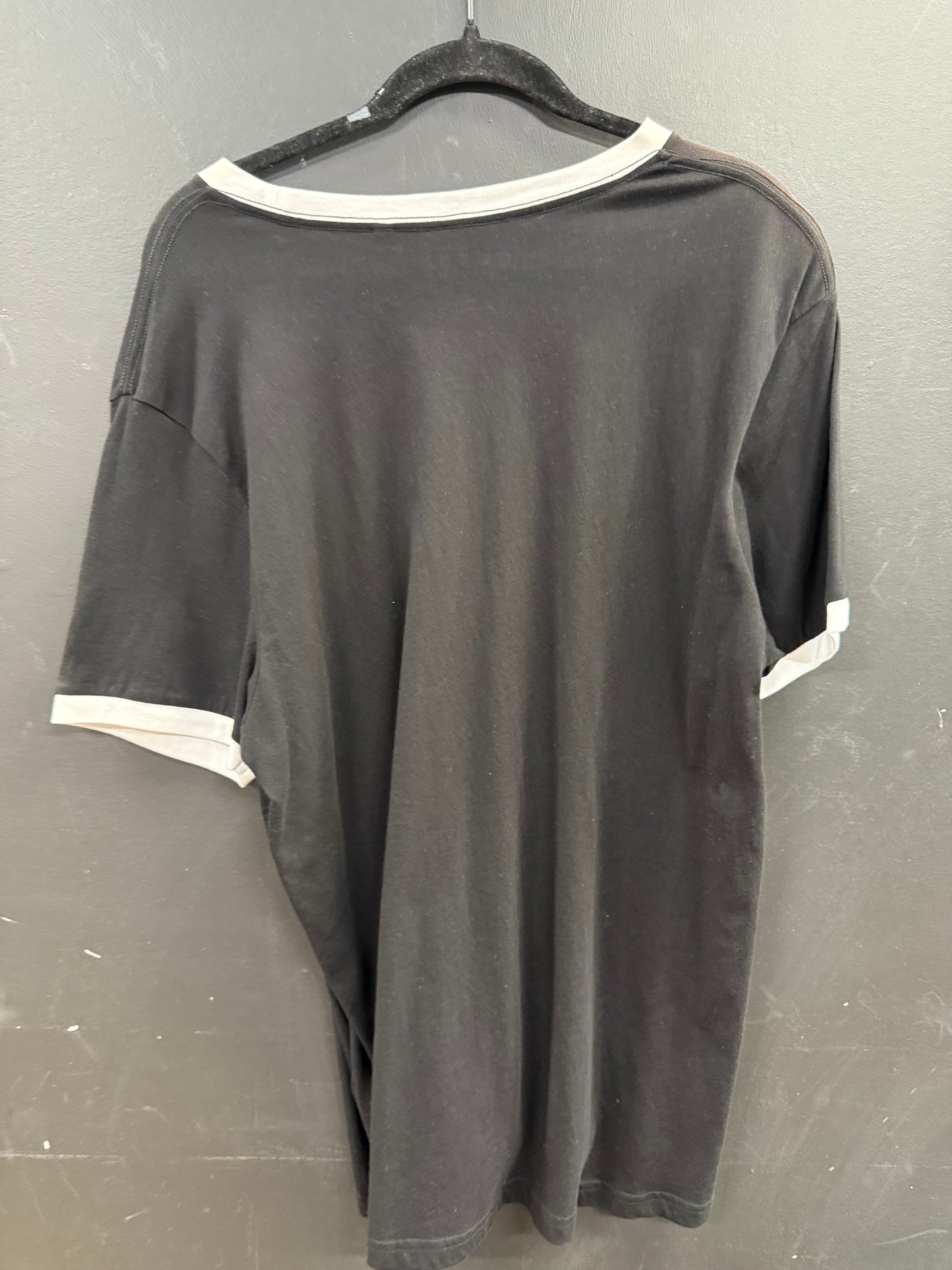 Black Guess Los Angeles ringer t-shirt size xl