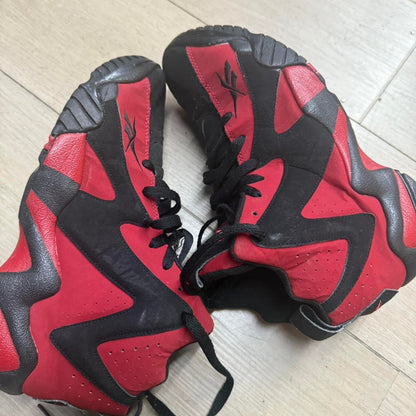 Reebok kamikaze 2 mid sneakers Red And Black size 8