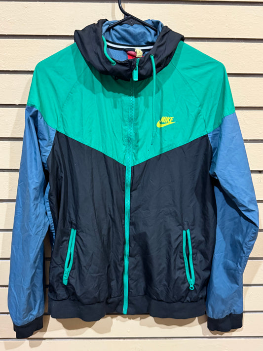 vintage 90s Nike colorblock Windrunner jacket size small