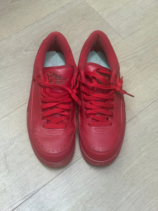 Nike Air Jordan 2 Retro Low "Gym Red" sneakers size 9.5