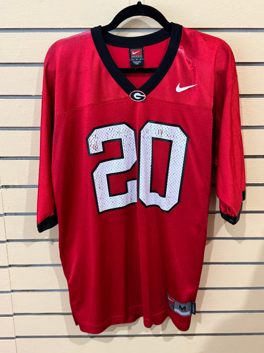 Vintage Y2K-era Nike Team Georgia Bulldogs #20 football jersey size medium
