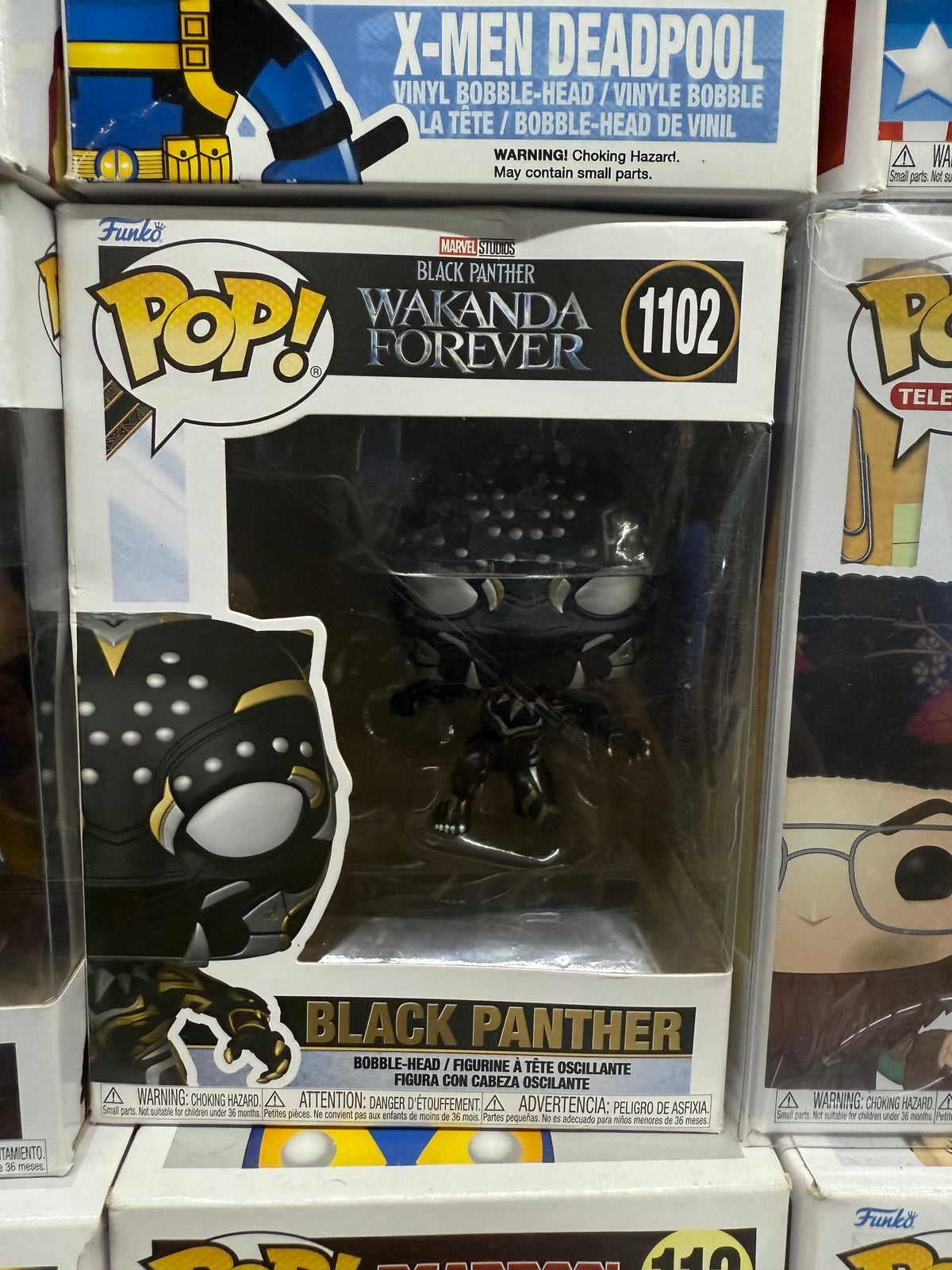 Funko Pop! Marvel Black Panther #1102 vinyl bobble-head figure from Black Panther: Wakanda Forever.