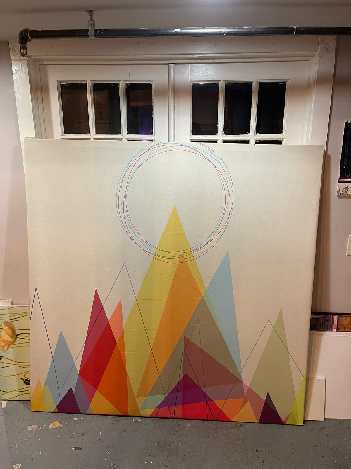 Modern Artwork printed on Fabric