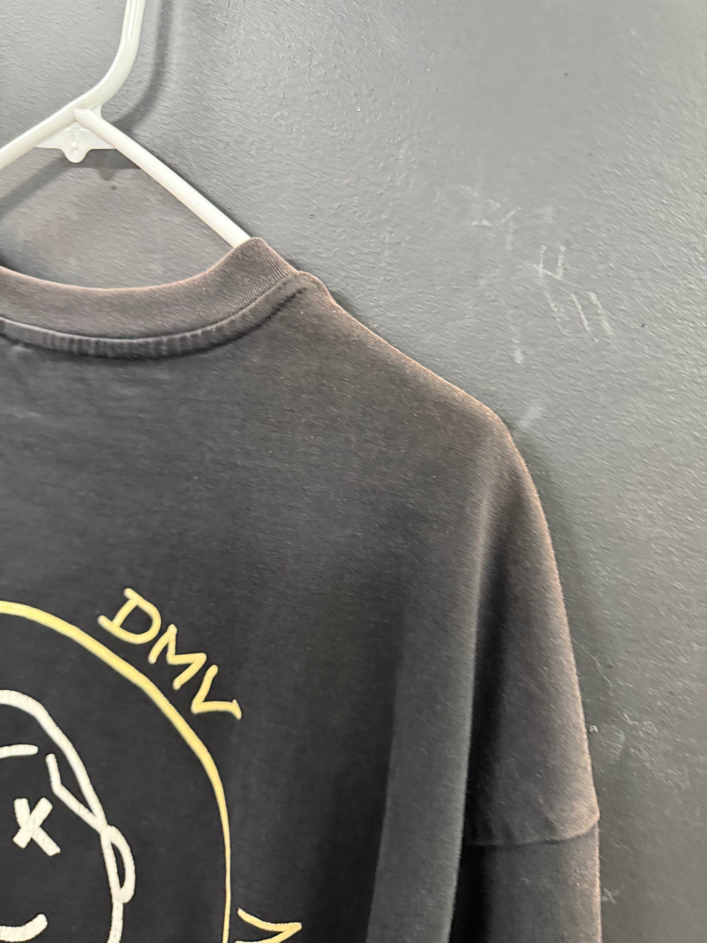 Black Graphic t-shirt size medium "X" city abbreviations (ATL, DMV, NYC, CHI, MIA, LA, HTX)