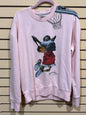 GFA Manasseh "Hoopin Crew" sweatshirt in Gossamer Pink size medium