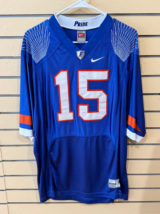 Vintage Nike Florida Gators Tim Tebow #15 alternate "Pride" college football jersey size medium