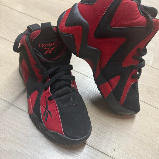 Reebok kamikaze 2 mid sneakers Red And Black size 8