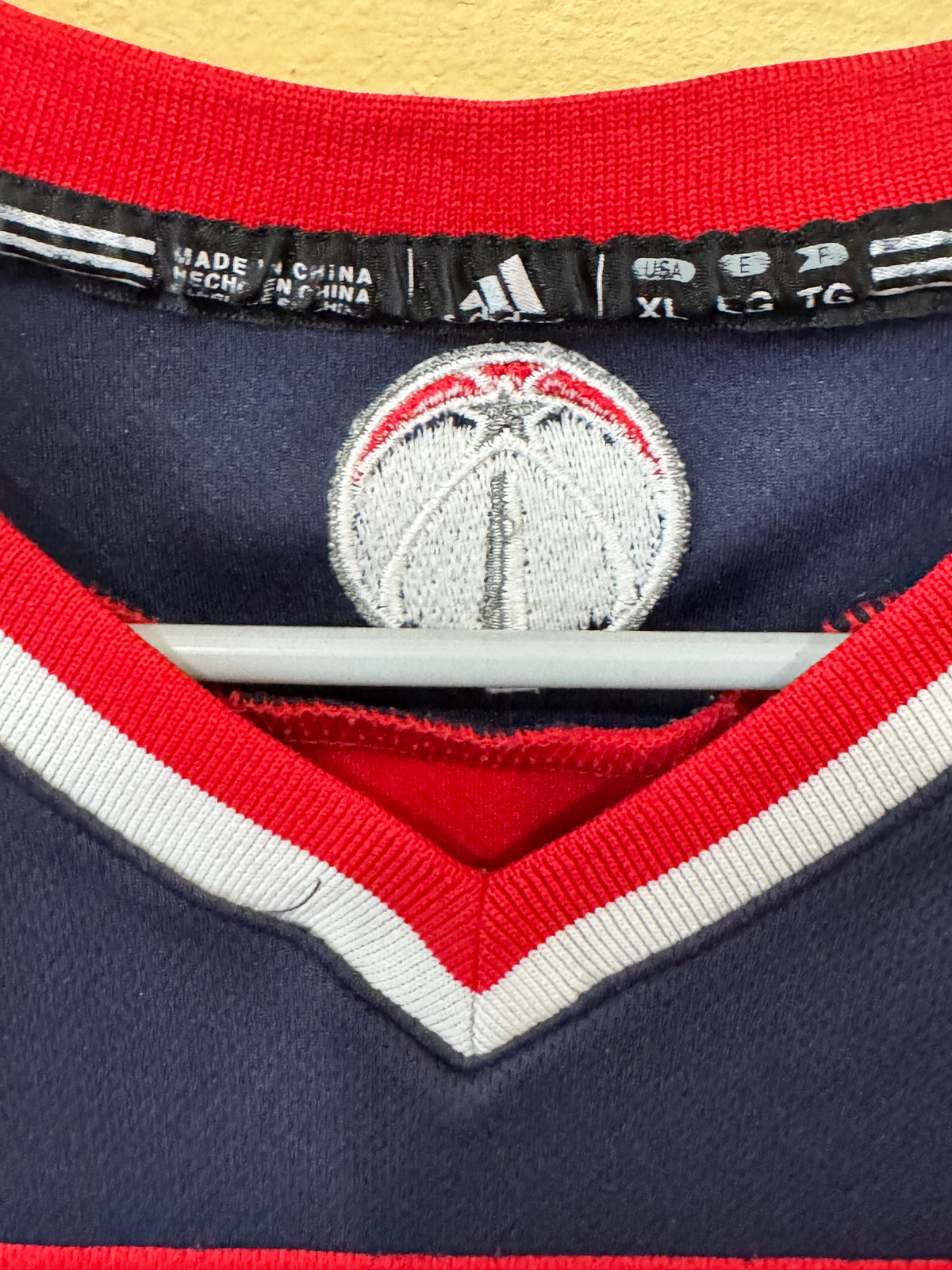 Adidas Washington Wizards John Wall #2 red road swingman jersey size xl