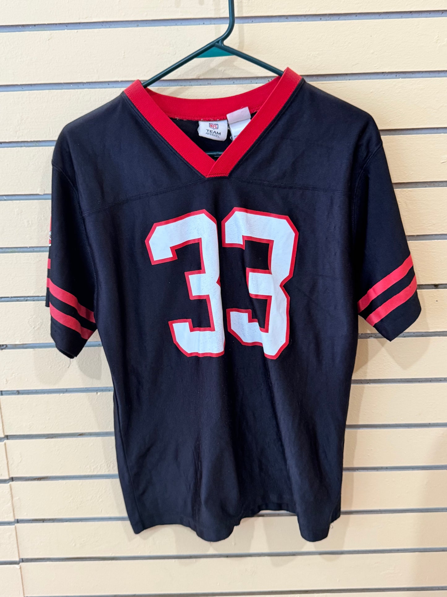 vintage Reebok Atlanta Falcons Michael Turner #33 black replica football jersey size boys XL