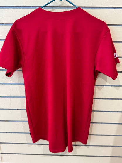 vintage Majestic Athletic red St. Louis Cardinals size youth xl alternate cool base baseball jersey featuring the iconic "birds on the bat" chest logo