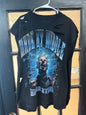 Vintage Black Sleeveless graphic t-shirt size 2XL "Made by Middle.