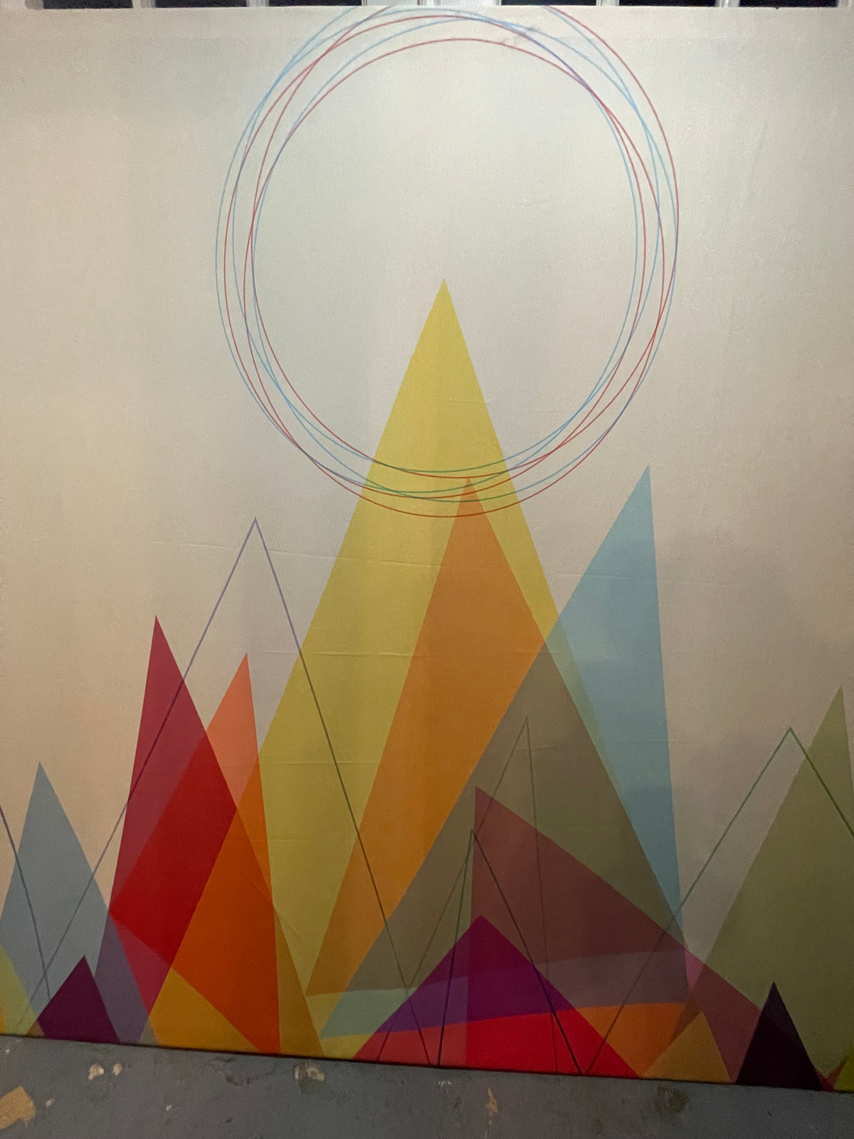 Modern Artwork printed on Fabric