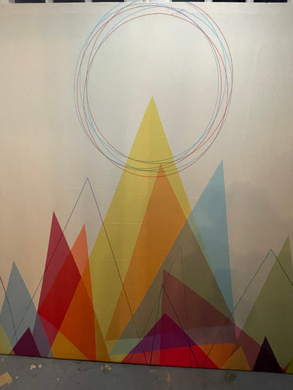 Modern Artwork printed on Fabric