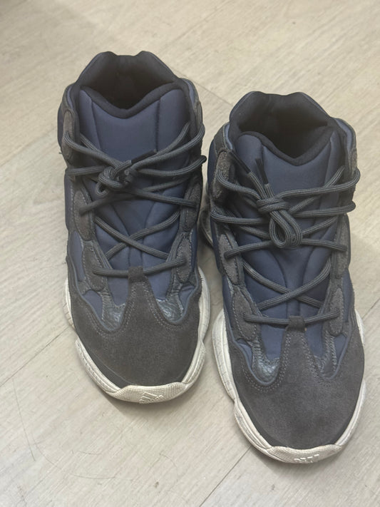 Adidas Yeezy 500 High sneakers in the "Slate" colorway size 9