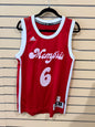 Adidas red Memphis Grizzlies "Memphis Sounds" Hardwood Classics Mario Chalmers alternate swingman jersey size small