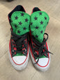 Converse x Denim Tears Chuck 70 High sneakers size 9 featuring a distinct Pan-African flag