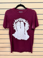 Burgundy Hstry by Nas t-shirt size small