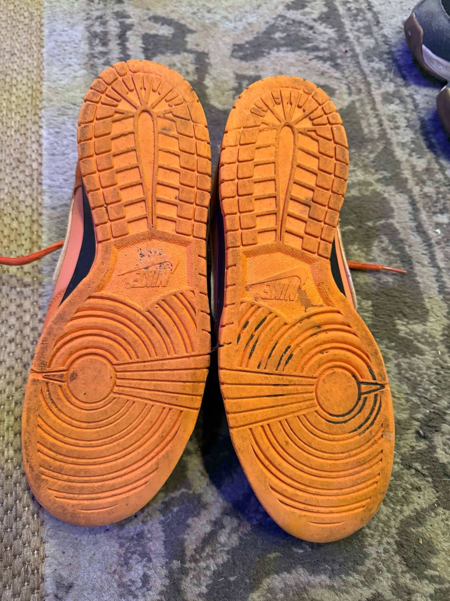 Concepts x Nike Dunk Low SB 'Orange Lobster' sneakers size 10