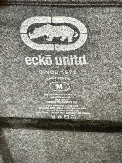 dark charcoal gray Ecko Unltd graphic t-shirt size medium