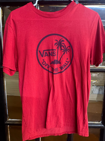 Red Vans Short-sleeve Graphic t-shirt size medium