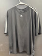 Charcoal Grey Adidas short-sleeve athletic t-shirt size xl