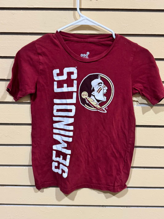 Florida State Seminoles shirt size small vertical team wordmark and logo
