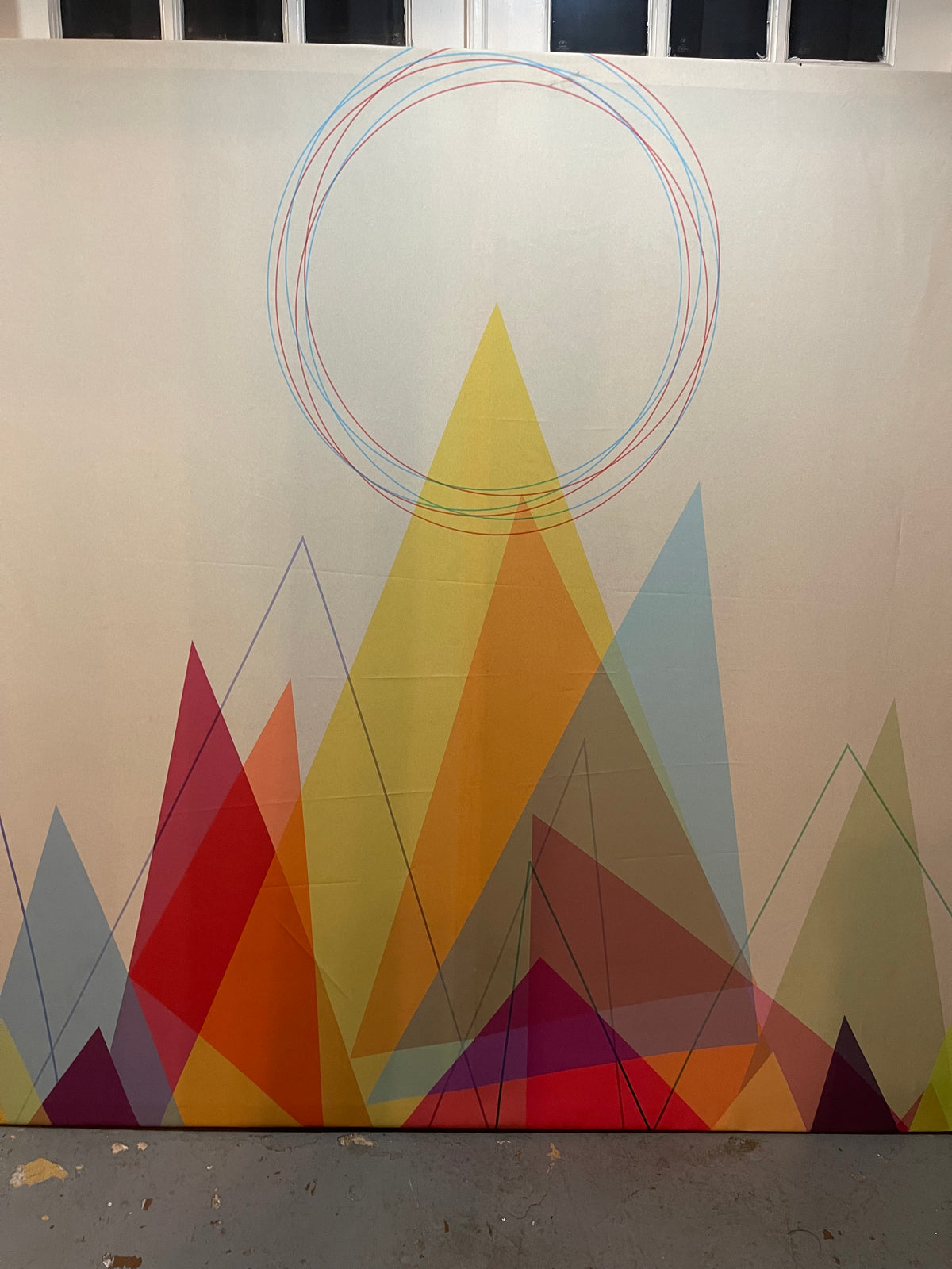 Modern Artwork printed on Fabric