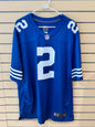 royal blue NFL Indianapolis Colts Nike game jersey size xl featuring Matt Ryan's name and number 2