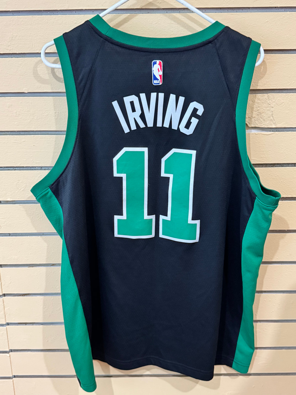 Nike Boston Celtics #11 Statement Edition swingman jersey size xl black and green