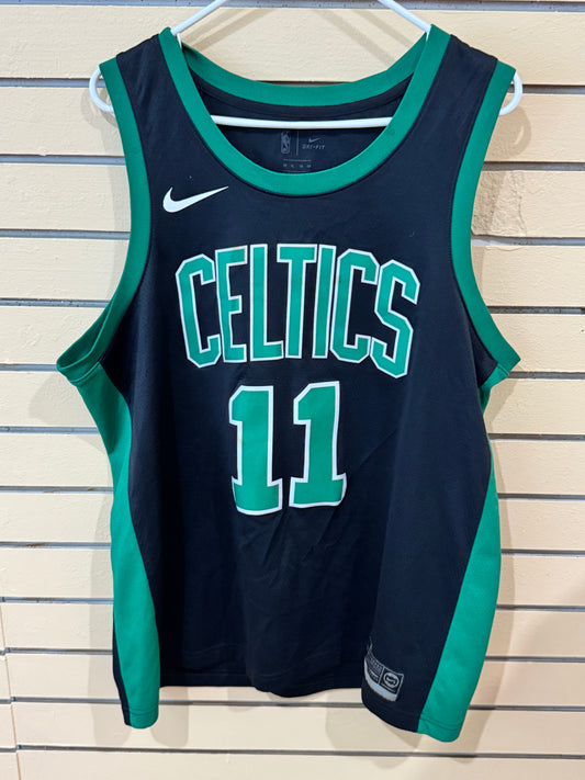 Nike Boston Celtics #11 Statement Edition swingman jersey size xl black and green