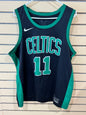 Nike Boston Celtics #11 Statement Edition swingman jersey size xl black and green