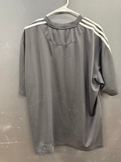 Charcoal Grey Adidas short-sleeve athletic t-shirt size xl