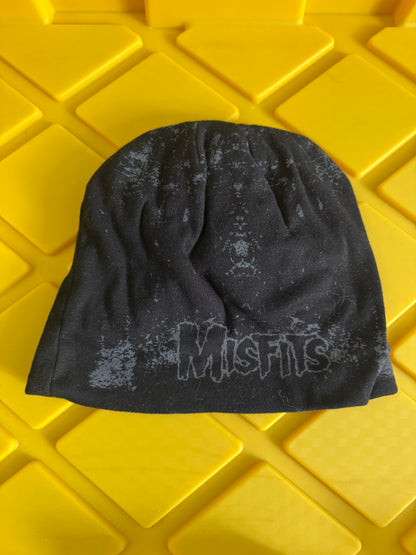 Affliction x Misfits Black Reversible Skully Beanie