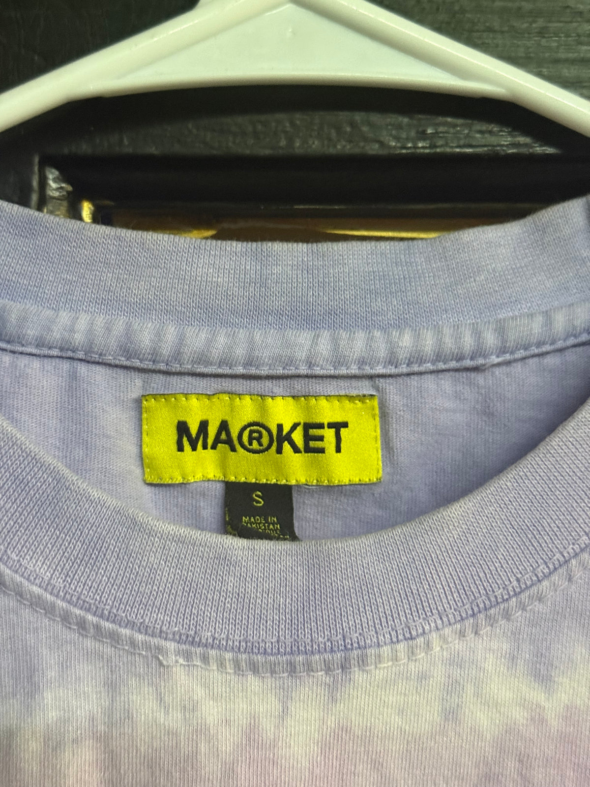 Market Killing The Game Glow In The Dark Tee size small featuring a striking skeleton graphic