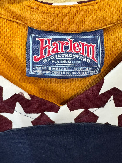vintage Platinum FUBU Harlem Globetrotters Meadowlark Lemon #36 jersey size 4xl