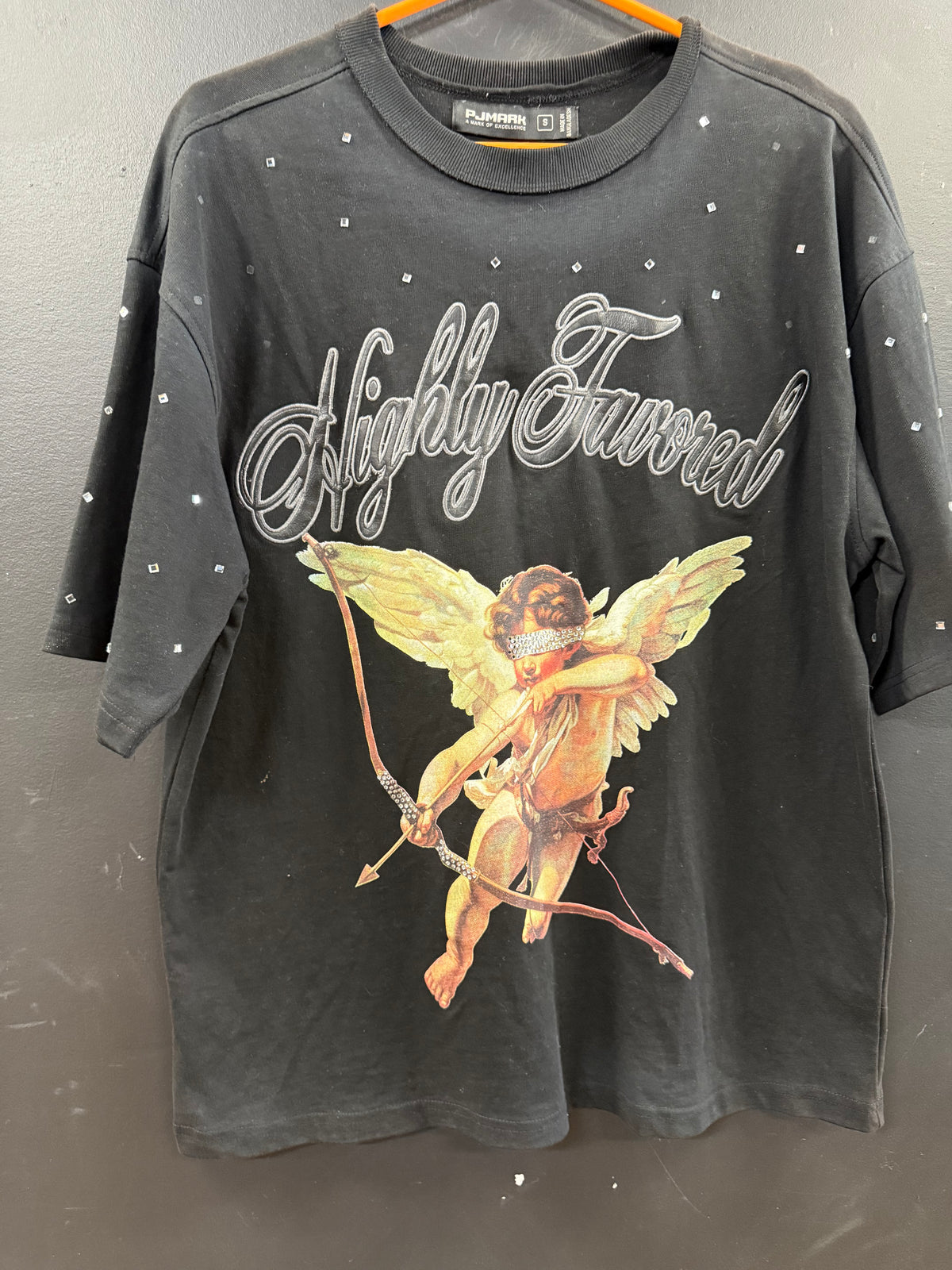 Highly Favored Washed Tee size small