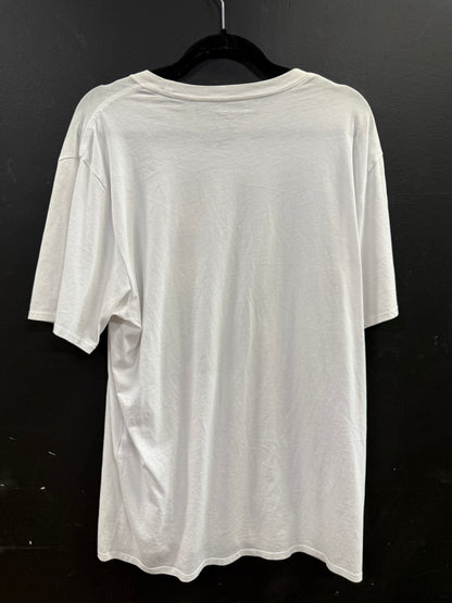 White Karl Lagerfeld Paris men's graphic t-shirt size large