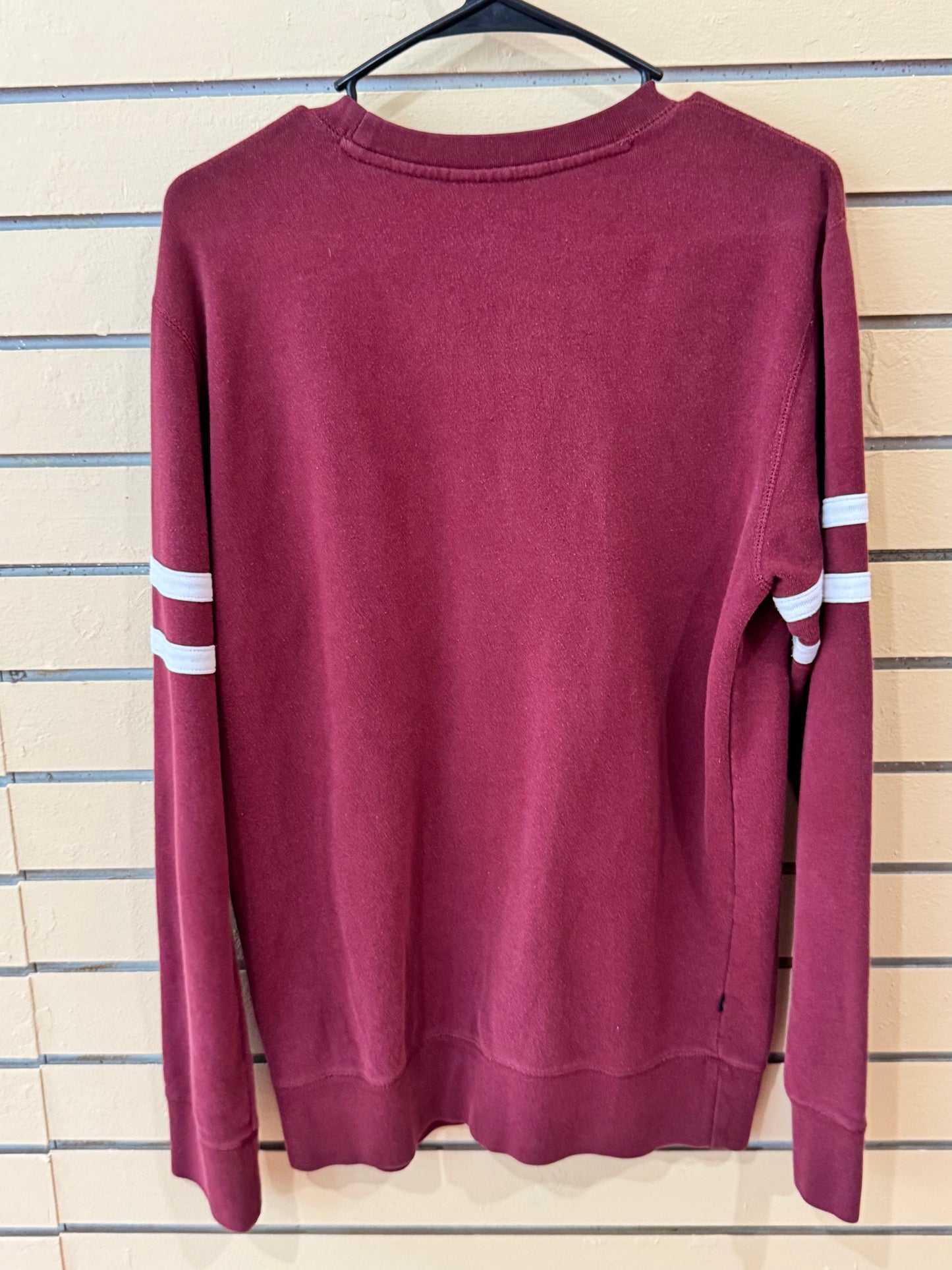 Obey crewneck sweatshirt burgundy size medium