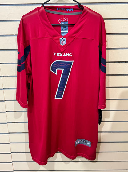 Nike Men's Houston Texans C.J. Stroud #7 Alternate Red Game Jersey size xxl NWT