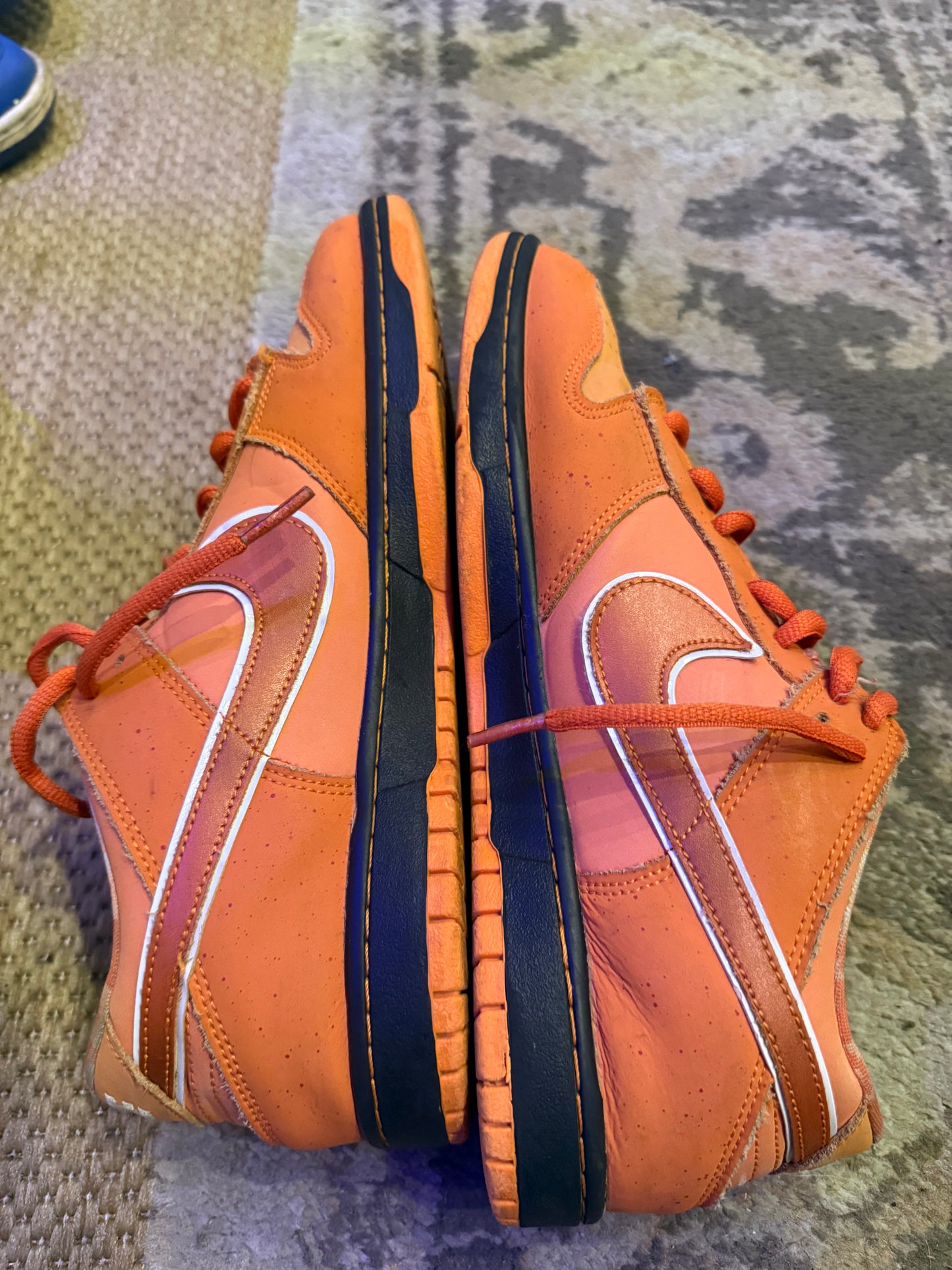 Concepts x Nike Dunk Low SB 'Orange Lobster' sneakers size 10
