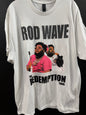 White Rod Wave "The Redemption Tour" shirt size xl