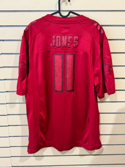All Red Rare Atlanta Falcons Julio Jones #11 jersey size large