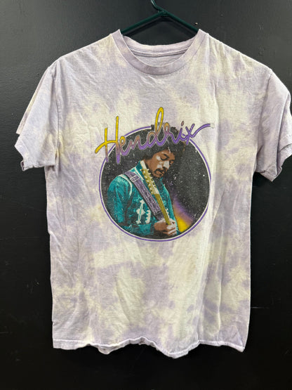 Jimi Hendrix purple acid-wash tie-dye t-shirt size small