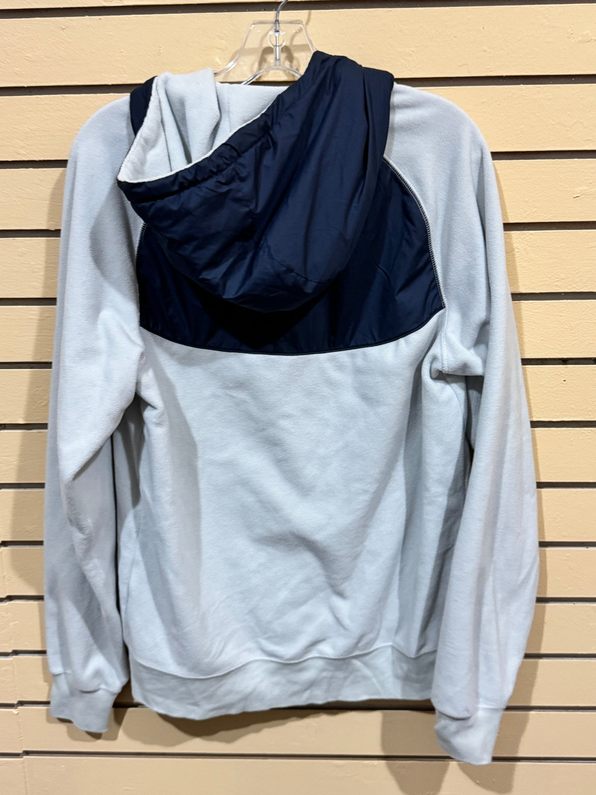Nike NSW Full Zip Hoodie (model 929114-034) silver and black size small