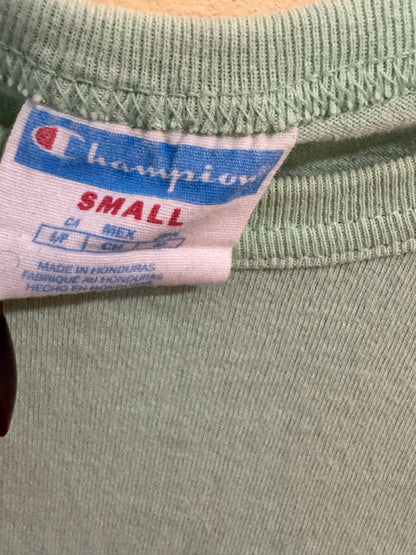 Mint Green Champion short-sleeve t-shirt size small