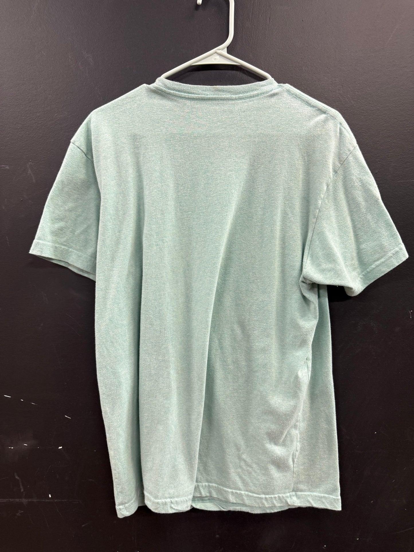 Light Blue Reason Clothing "Self Made Self Paid" graphic t-shirt size large