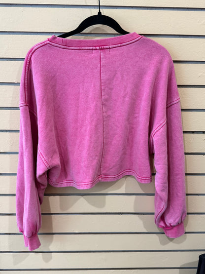 True Religion Washed Heritage Dolman Pullover size small
