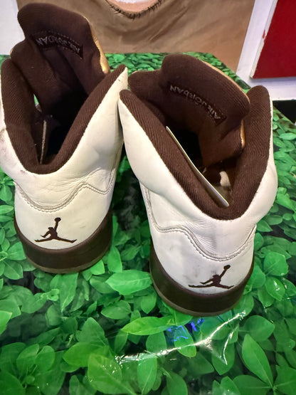 Women's Air Jordan 5 Retro 'Golden Ticket' Sneakers Size 10